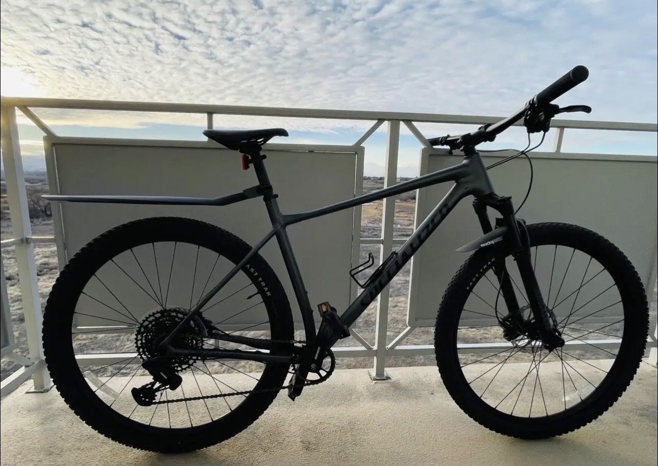 Specialized Rock Hopper Hardtail Mountain Bike - XL Grey, Excellent Condition