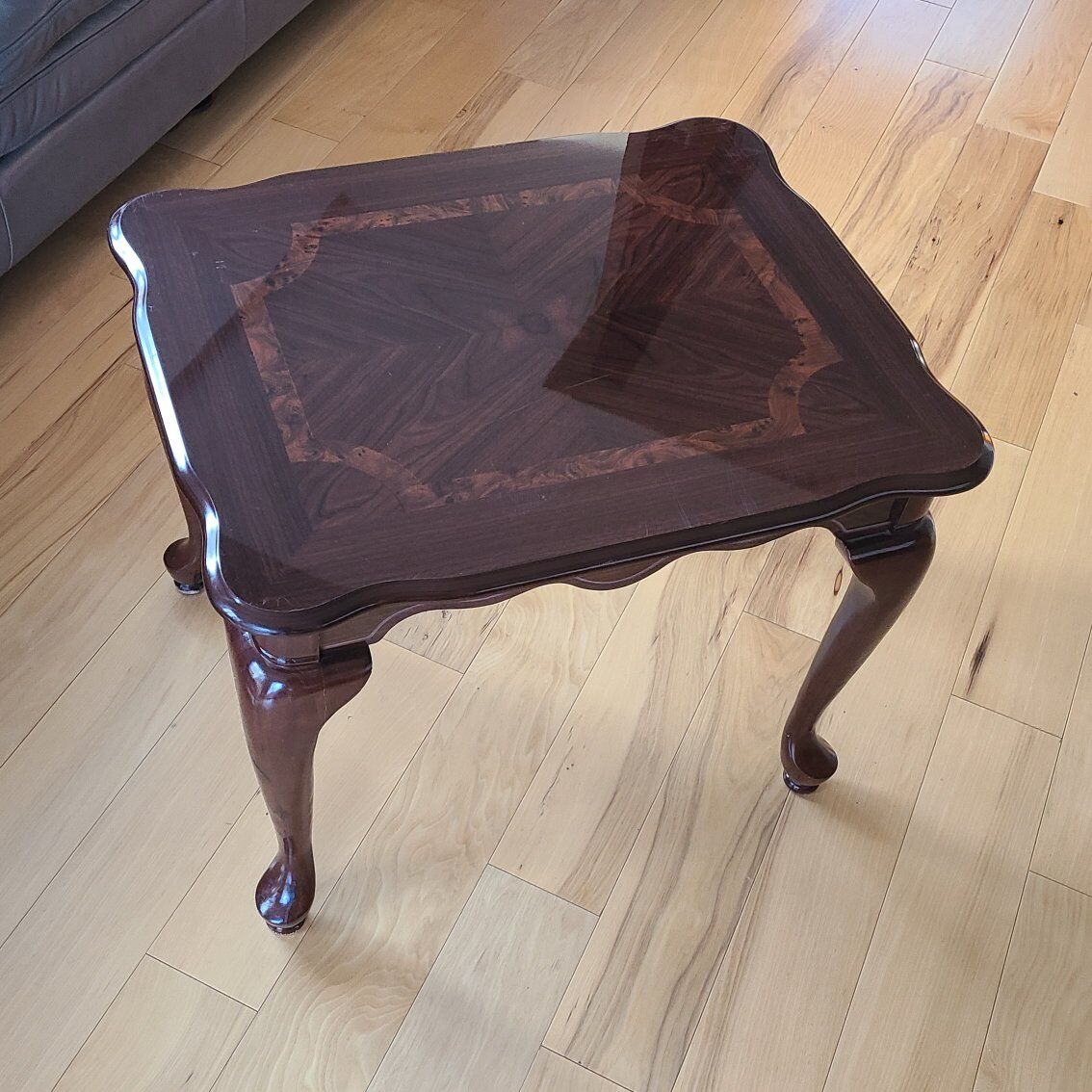 Elegant Wood End Table