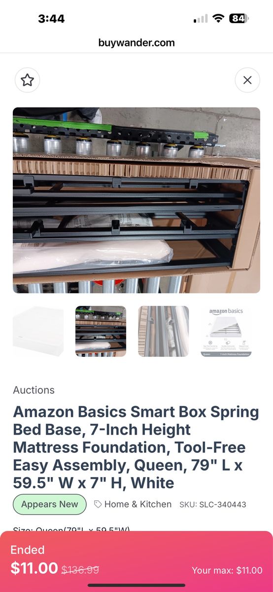 Queen box spring