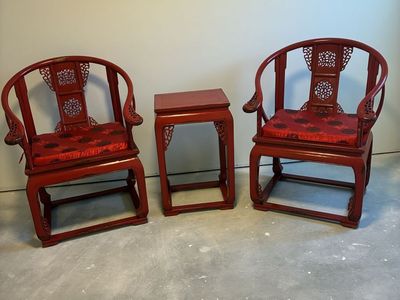 Chinese chairs and table