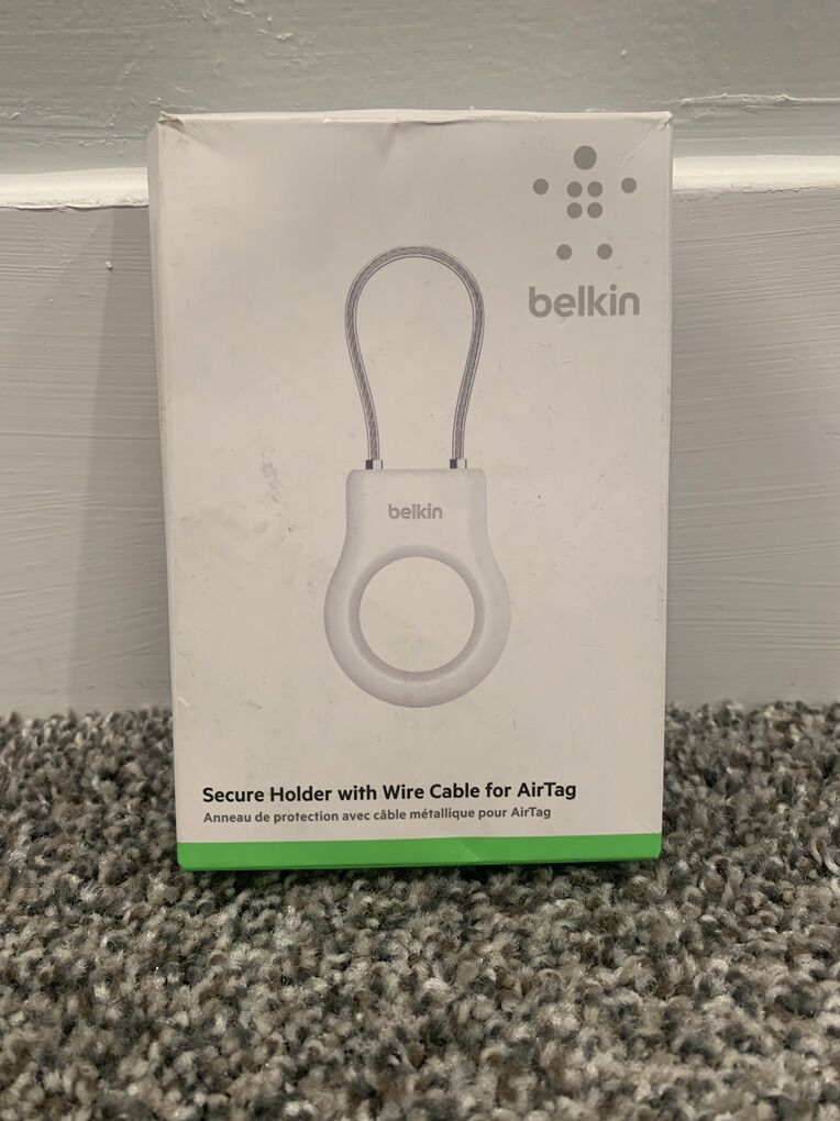 Belkin AirTag holder w/ wire cable