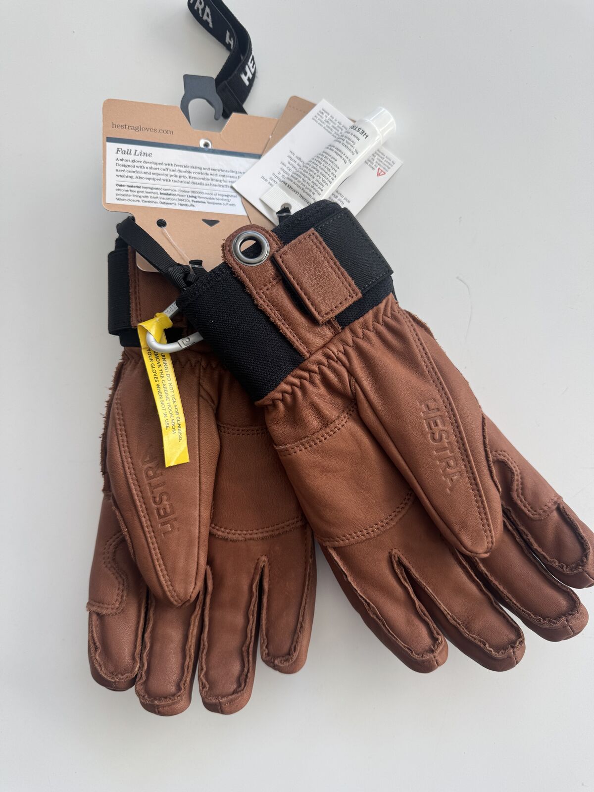 Hestra Alpine Pro Fall Line Leather Gloves Cork Size 7