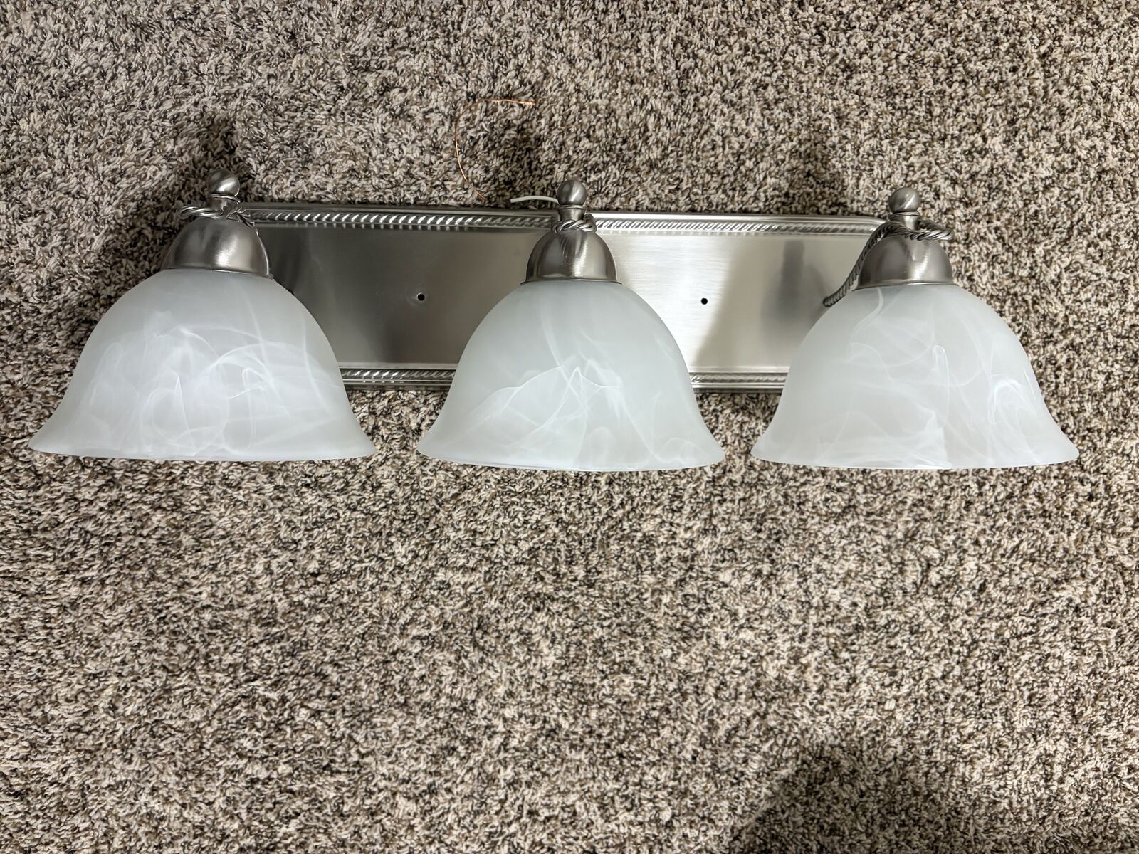 Satin Nickel Bathroom Vanity Light