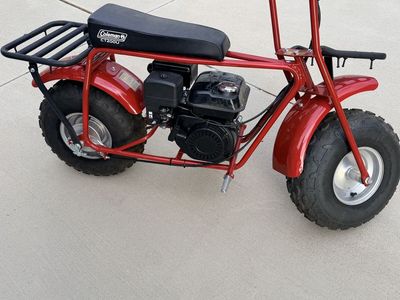 Coleman CT200U Trail Mini Bike - Red, Compact, Off-Road Ready