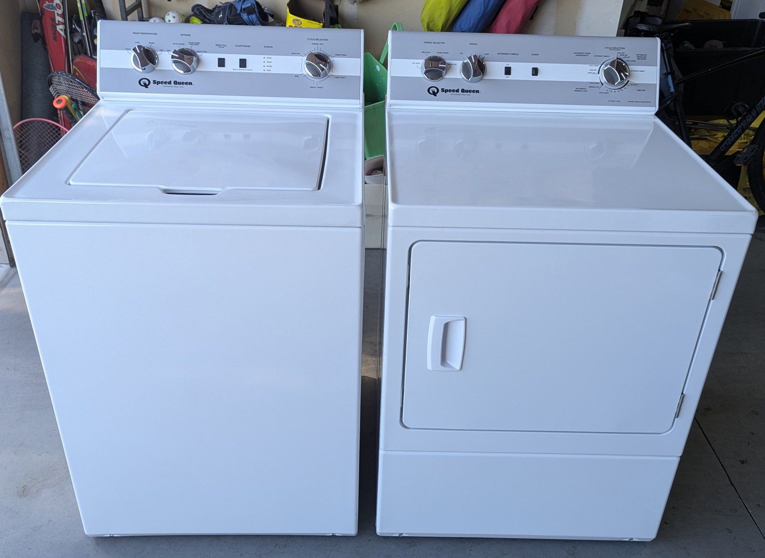 Speed Queen TC5 Washer & DC5 Natural Gas Dryer