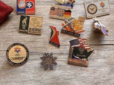 2002 Olympic Collector Pins Set of 11