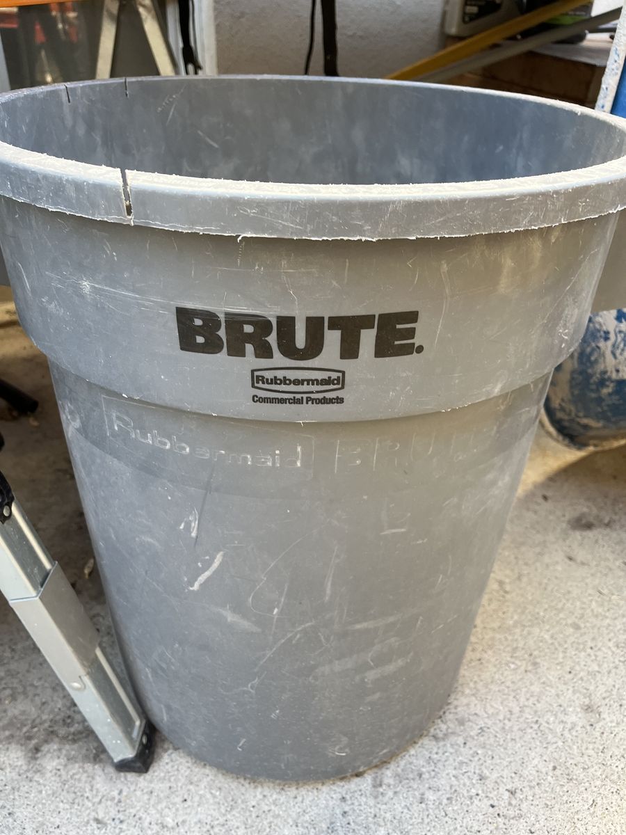2 Large Britte garbage cans