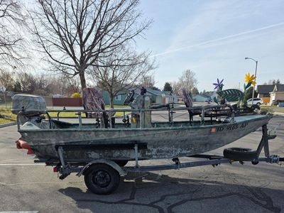 14’ Valco Jon Boat – Fully Rigged