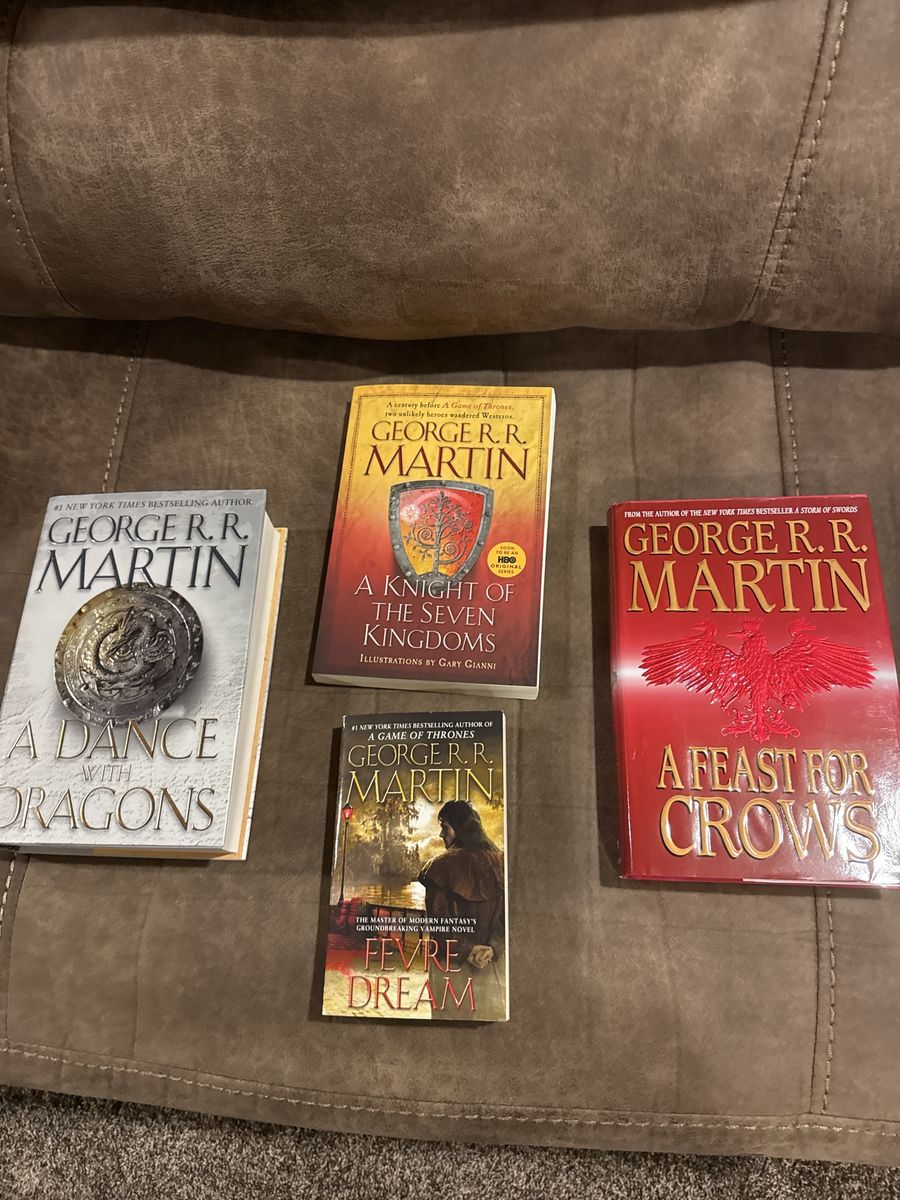 George R.R. Martin Books Set - A Dance with Dragons, A Feast for Crows, & More