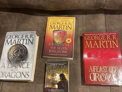 George R.R. Martin Books Set - A Dance with Dragons, A Feast for Crows, & More