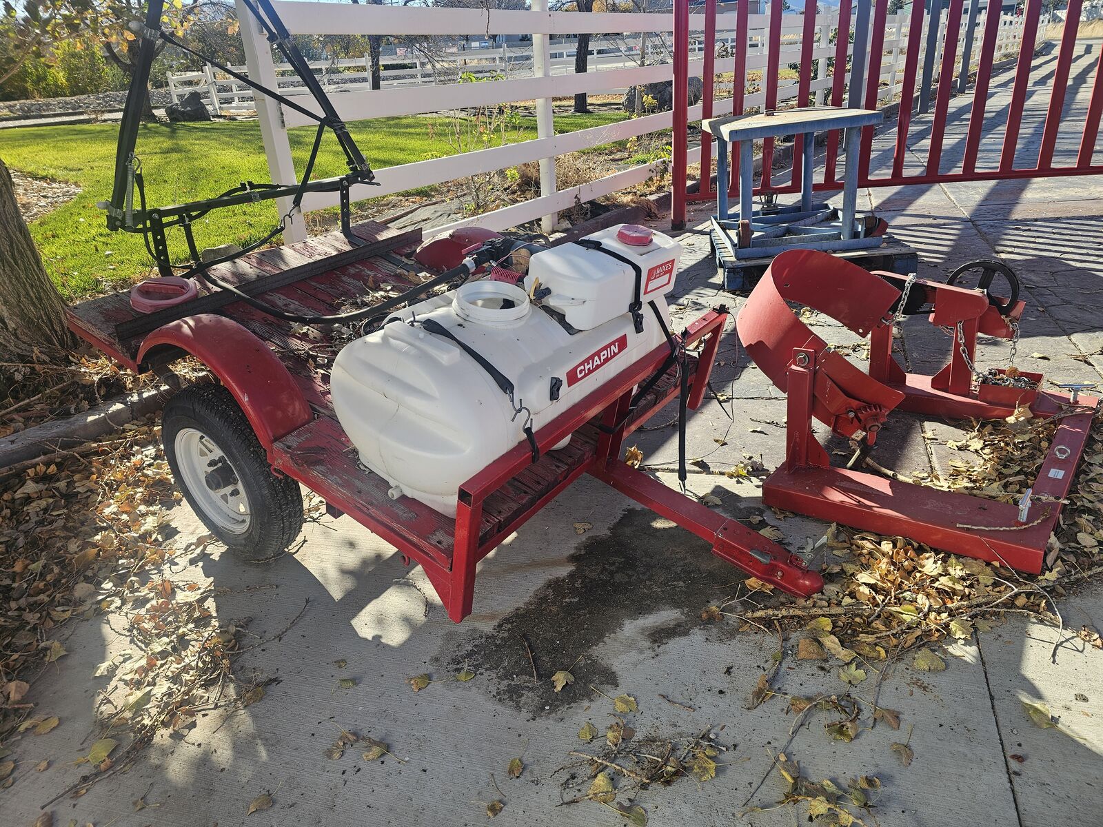 ATV Trailer and sprayer