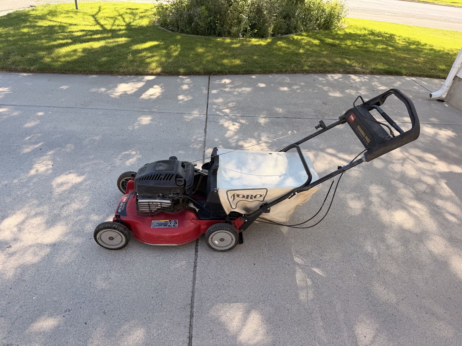 Toro Super Gas Lawn Mower with Bagger. Has been restored to working condition. Runs and cuts great! Asking for $125