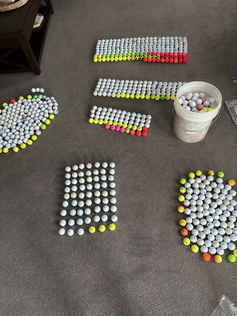 Golf balls - Titleist, Callaway, Srixon, Vice, Prov1, Wilson, Nike, Taylormade, Kirkland, Maxfli, Bridgestone, etc