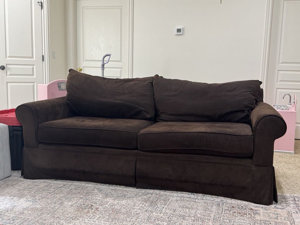 Brown sofa