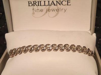 Brilliance Diamond Tennis Bracelet — New in Box