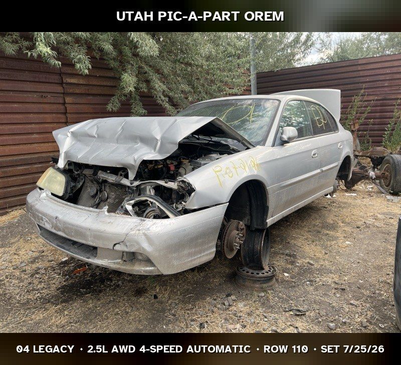 New Arrival - 2004 Subaru Legacy Parts - UTPAP Orem