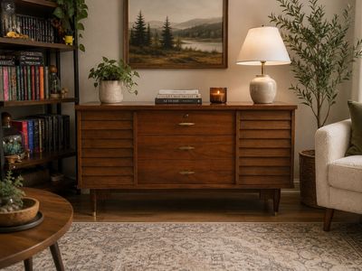Mcm wooden chest