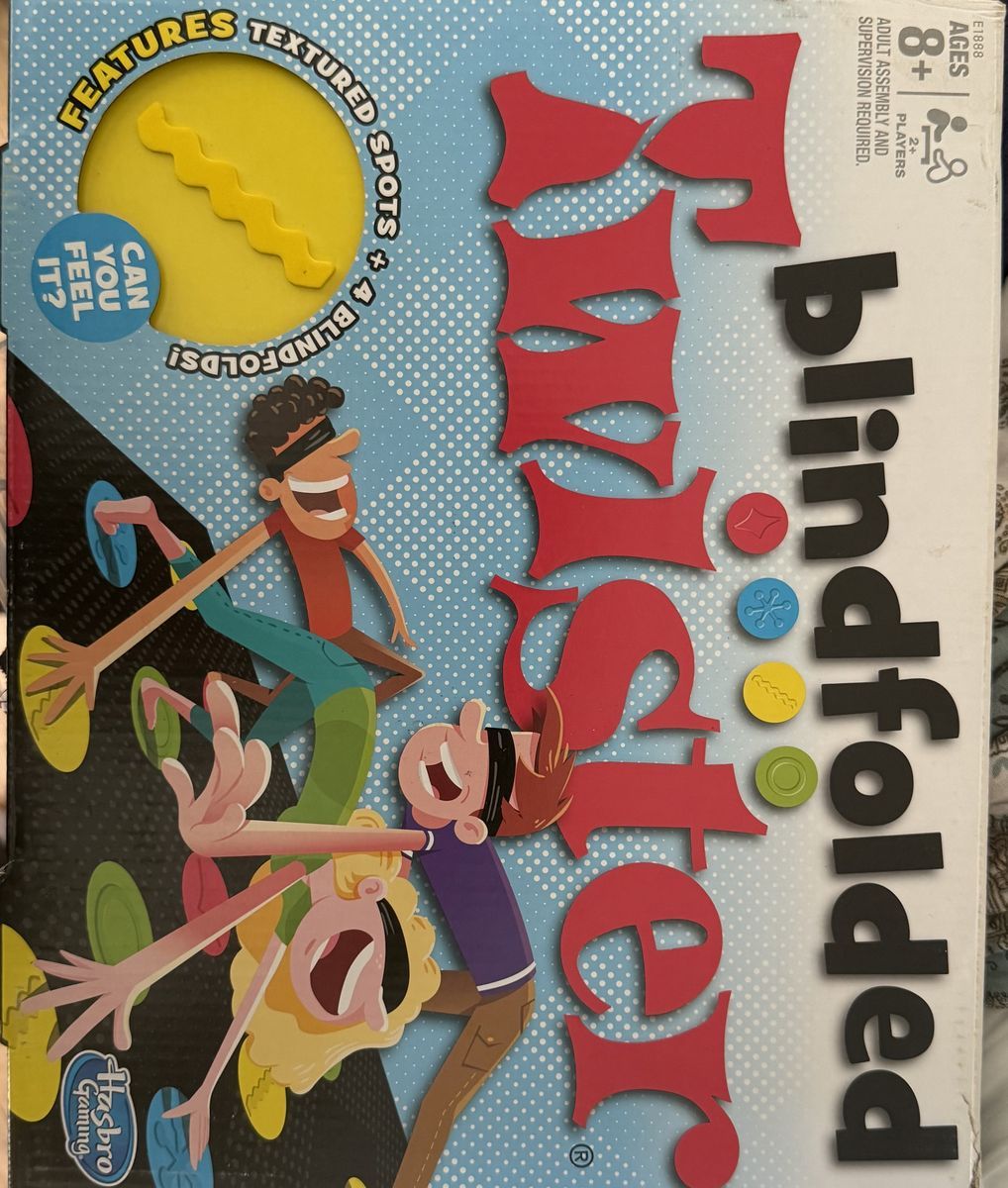 Hasbro Gaming Blindfolded Twister Party Board Game