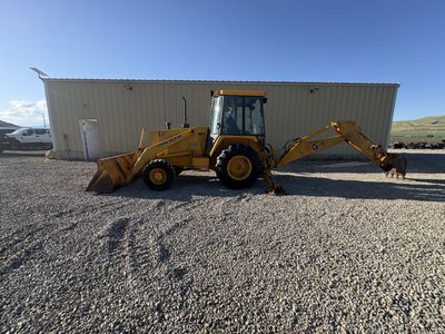 1989 John Deere 210c 4x4 mini backhoe