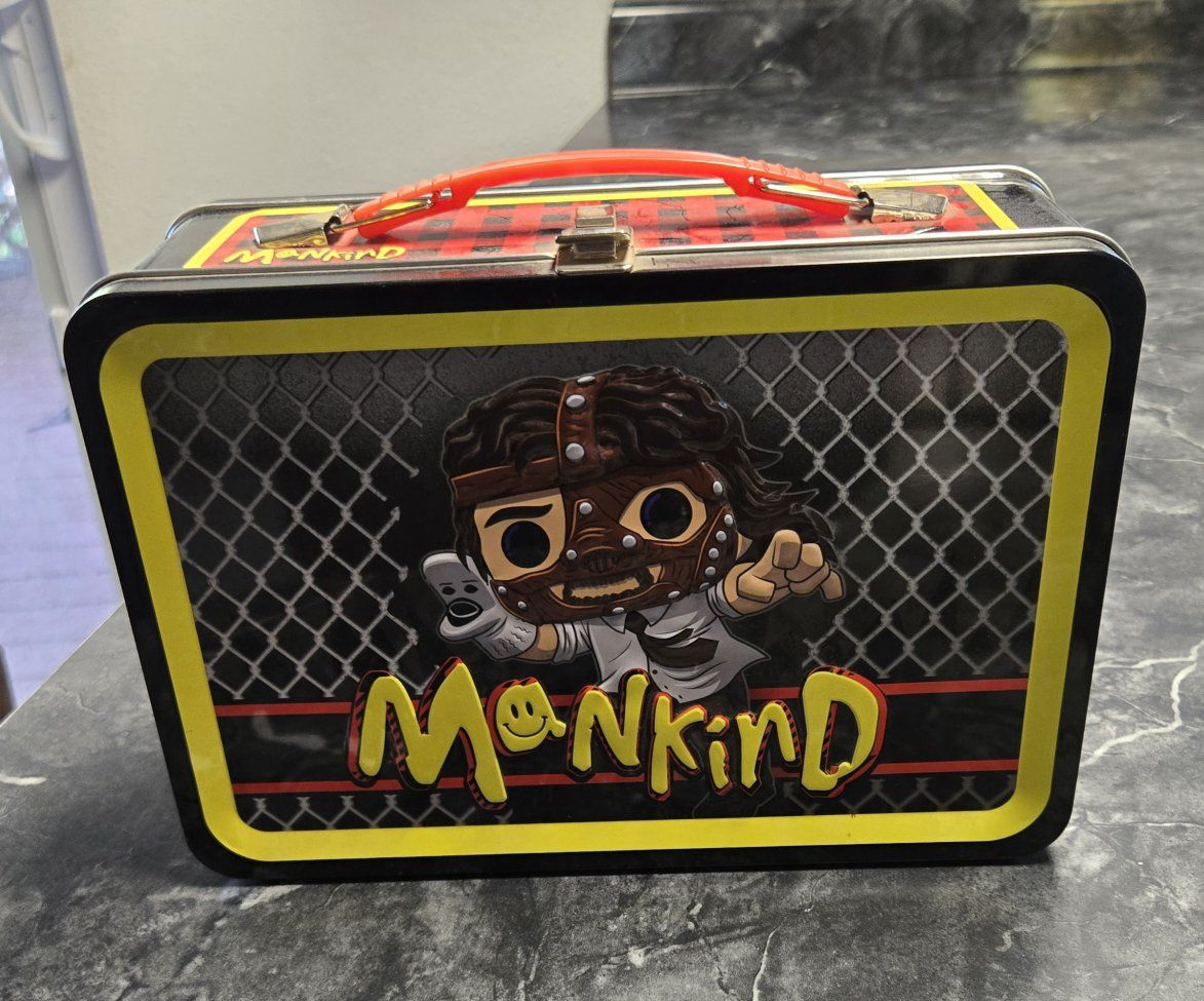 Mankind tin lunch box