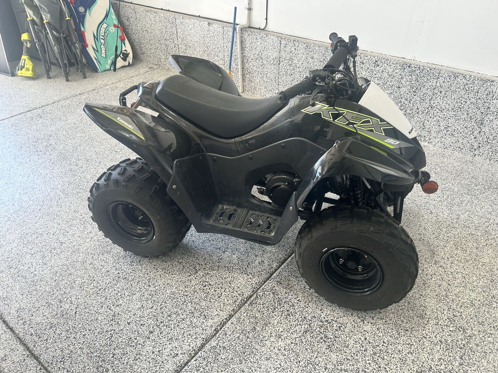 2022 Kawasaki KFX 90 Youth ATV Quad - Black/Green