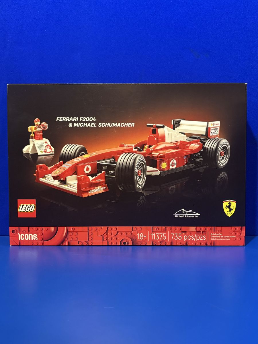 Lego Icons 11375 Ferrari F2004 & Michael Schumacher