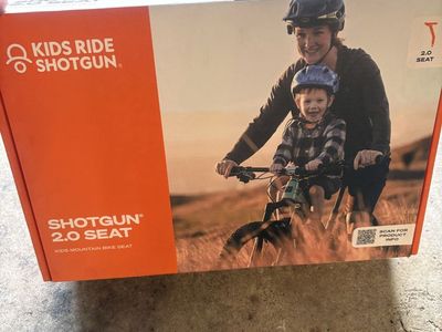 Kids Ride Shotgun 2.0 Seat Front-Mounted Child Mountain Bike Seat - Used in original packaging