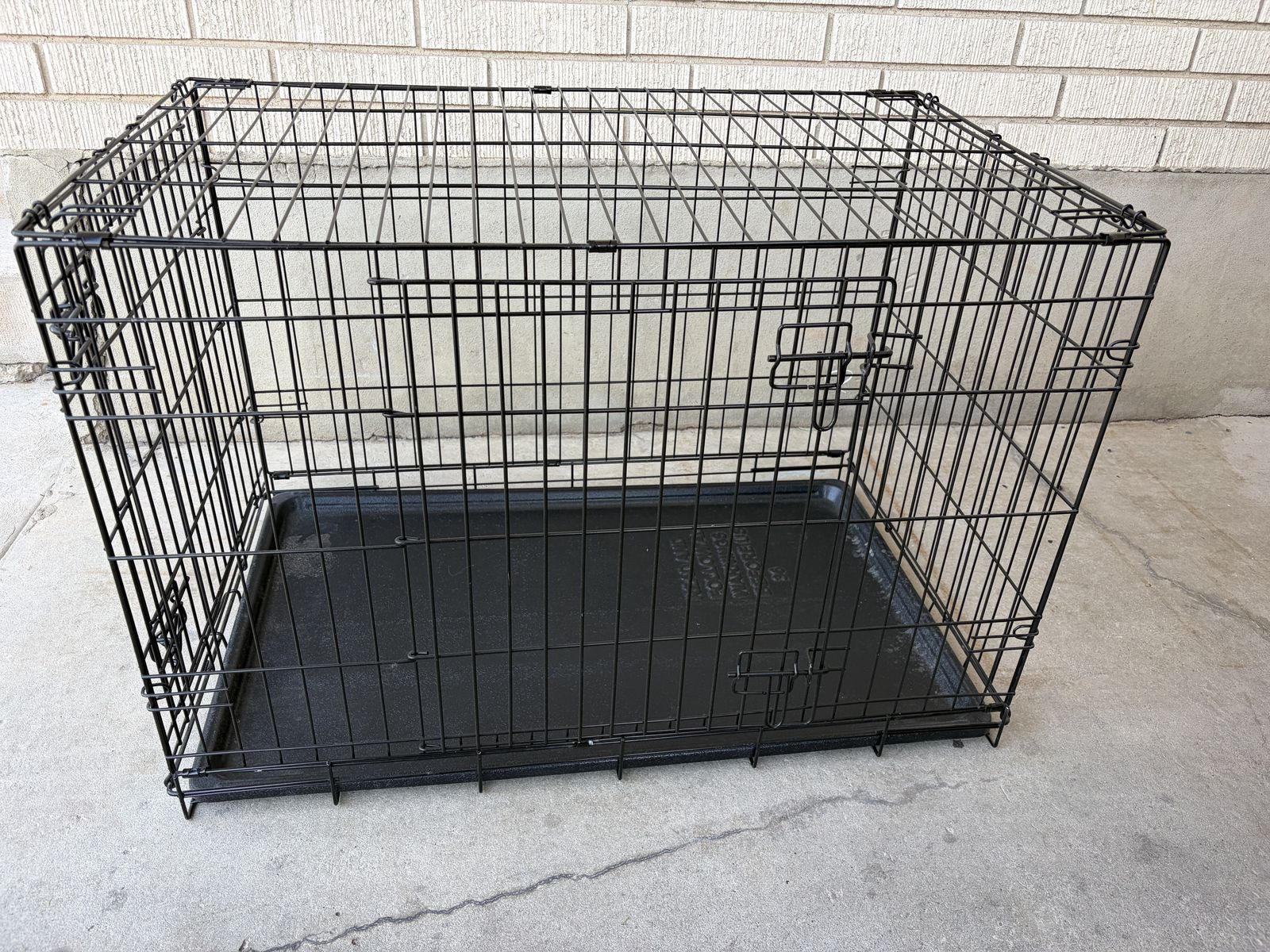 Large Collapsible Dog Kennel with Doors Great Condition