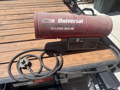 Universal Kerosene/Propane Forced Air Heater - 150,000 BTU/HR - Red, Industrial