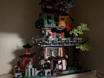 Various Used LEGO Sets: Ninjago City Markets, NASA Apollo Saturn V, T-Rex Fossil & More