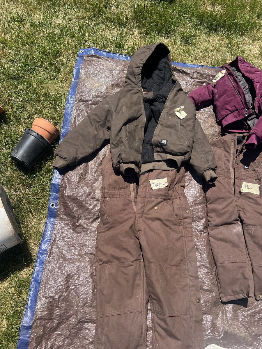 Berne Kids Canvas Jackets + Overall Bibs