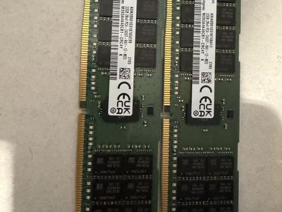 64Gb server Ram 2x32GB PC4-2400 Registered ECC RAM Memory Sticks M393A4K40CB1