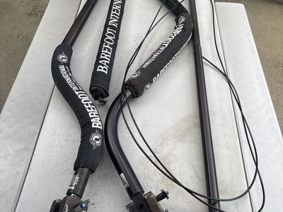 Barefoot Boom, Barefoot padded wet suit. and Barefoot handle