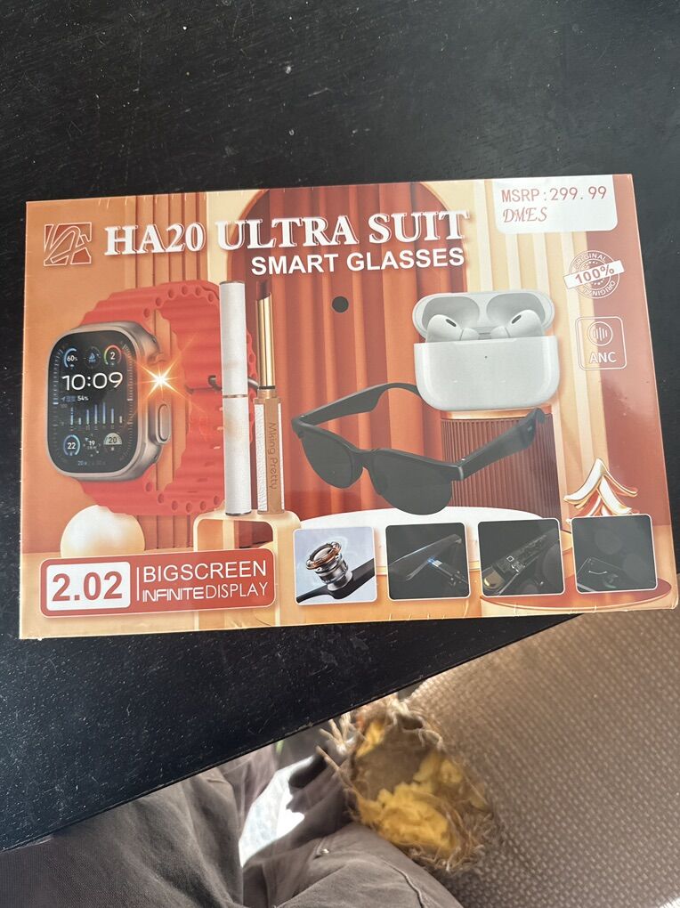 Smart Glasses + Watch + Earbuds Bundle – $80 FIRM