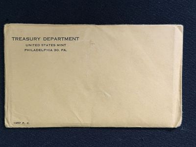 Unopened US Treasury Proof Set – 1957 – Philadelphia Mint