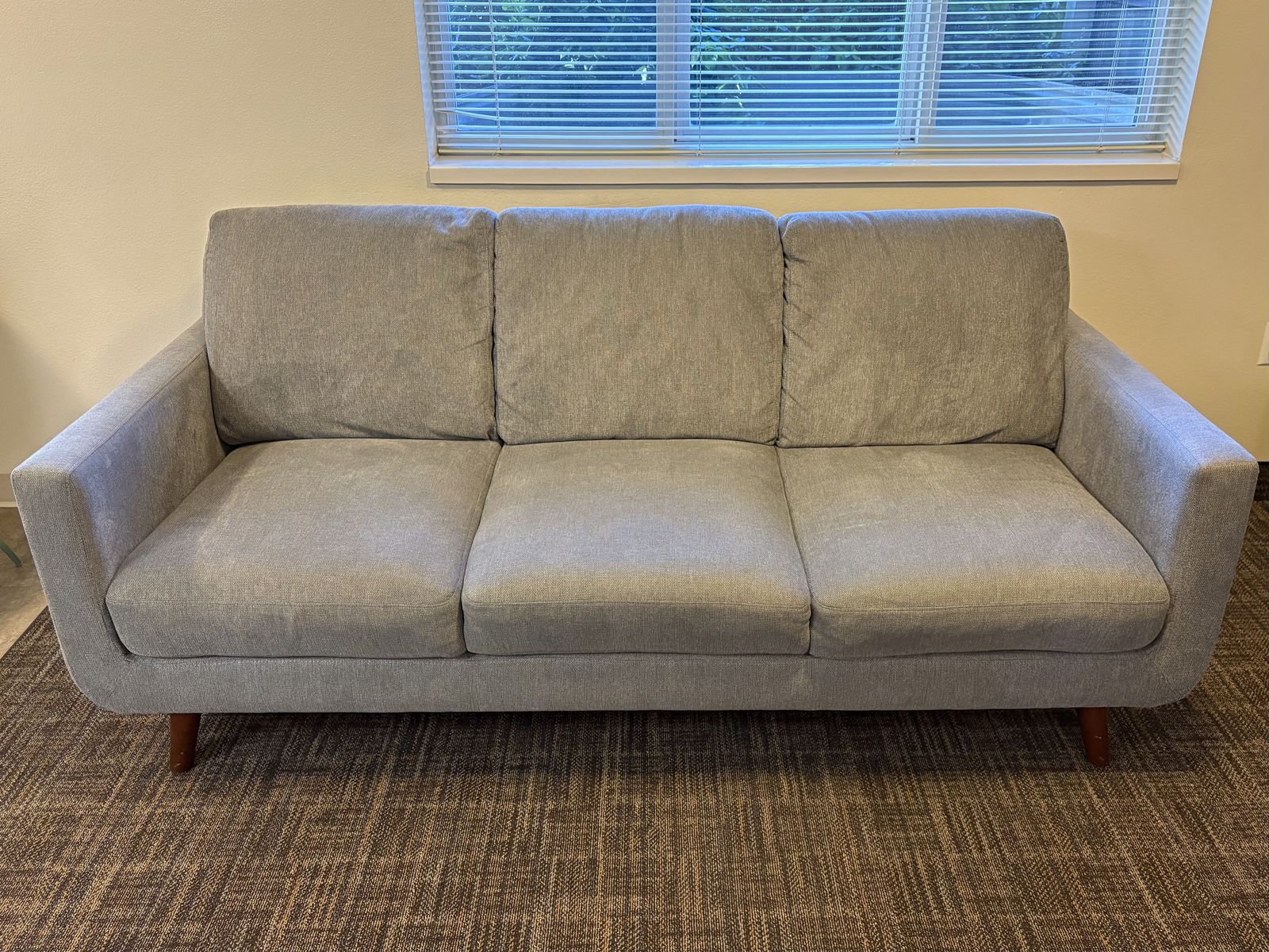 RC Willey Grey 3-Seat Couch