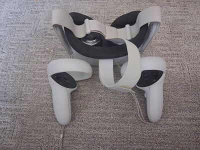 Oculus Quest 2 VR Headset and Controllers - White Virtual Reality System