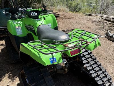 2009 Kawasaki Tracked ATV with Articulating Plow - Low Milage