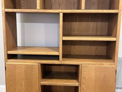 Solid Wood Oak Bookcase