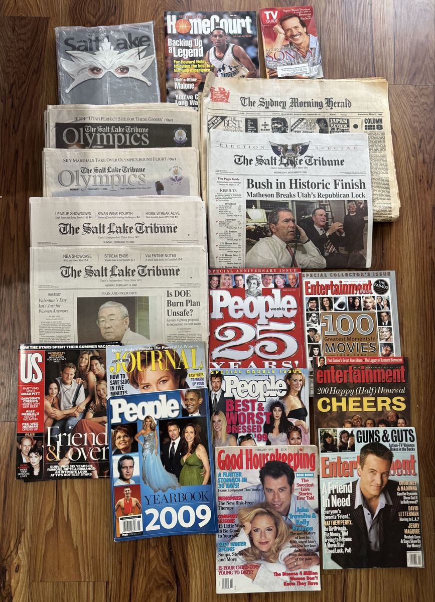 Old Newspapers & Magazines