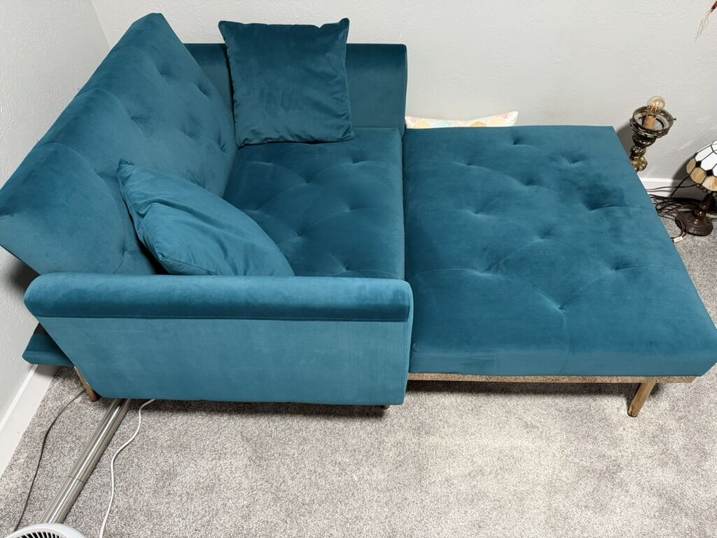 lounge chaise chair converts to bed