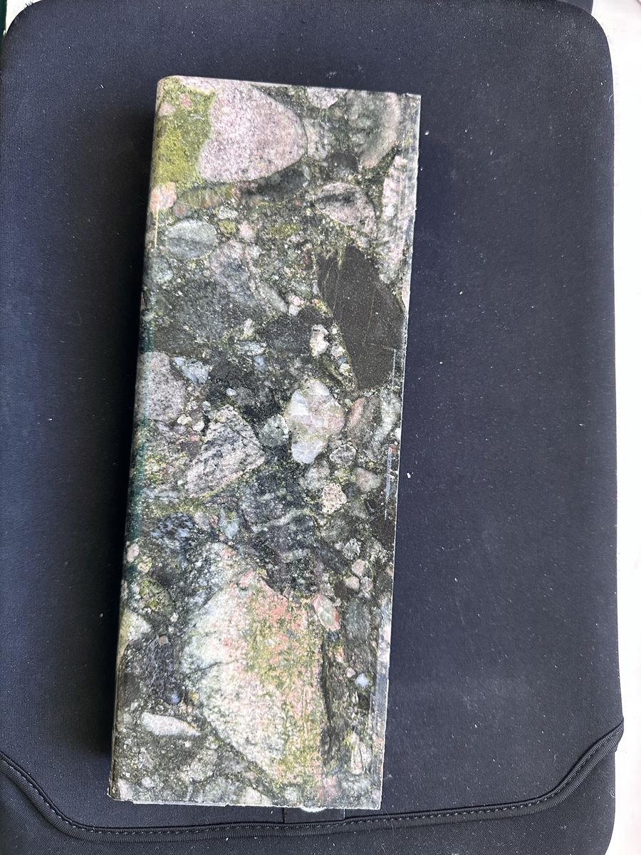 Granite countertops Green Black Hints Of Pink