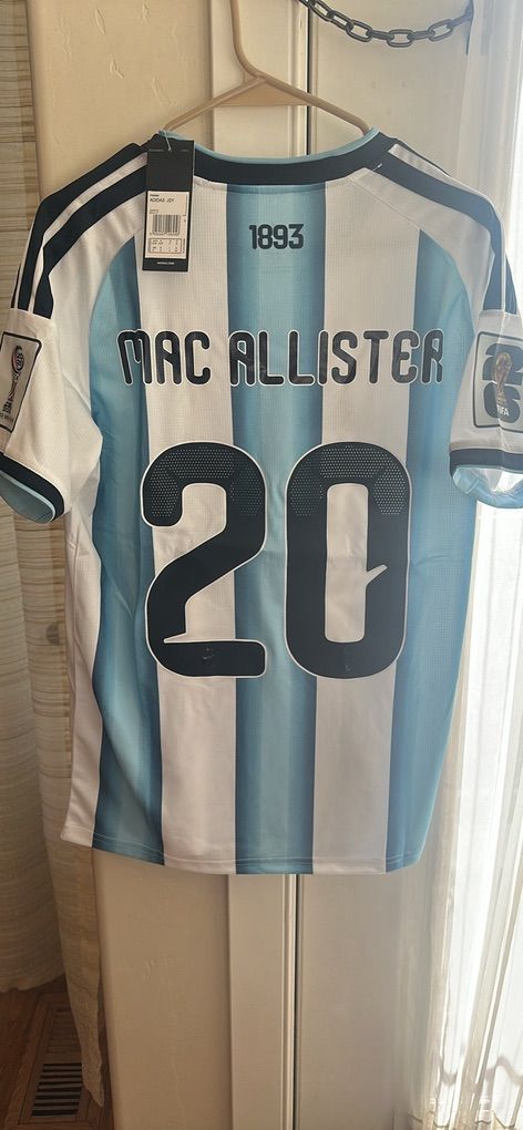 Argentina Soccer Jersey Mac Allister # 20
