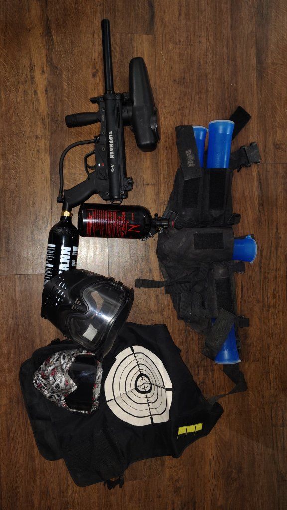 tippman a5 and and accessories, I used it maybe twice