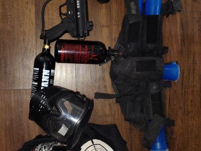 tippman a5 and and accessories, I used it maybe twice