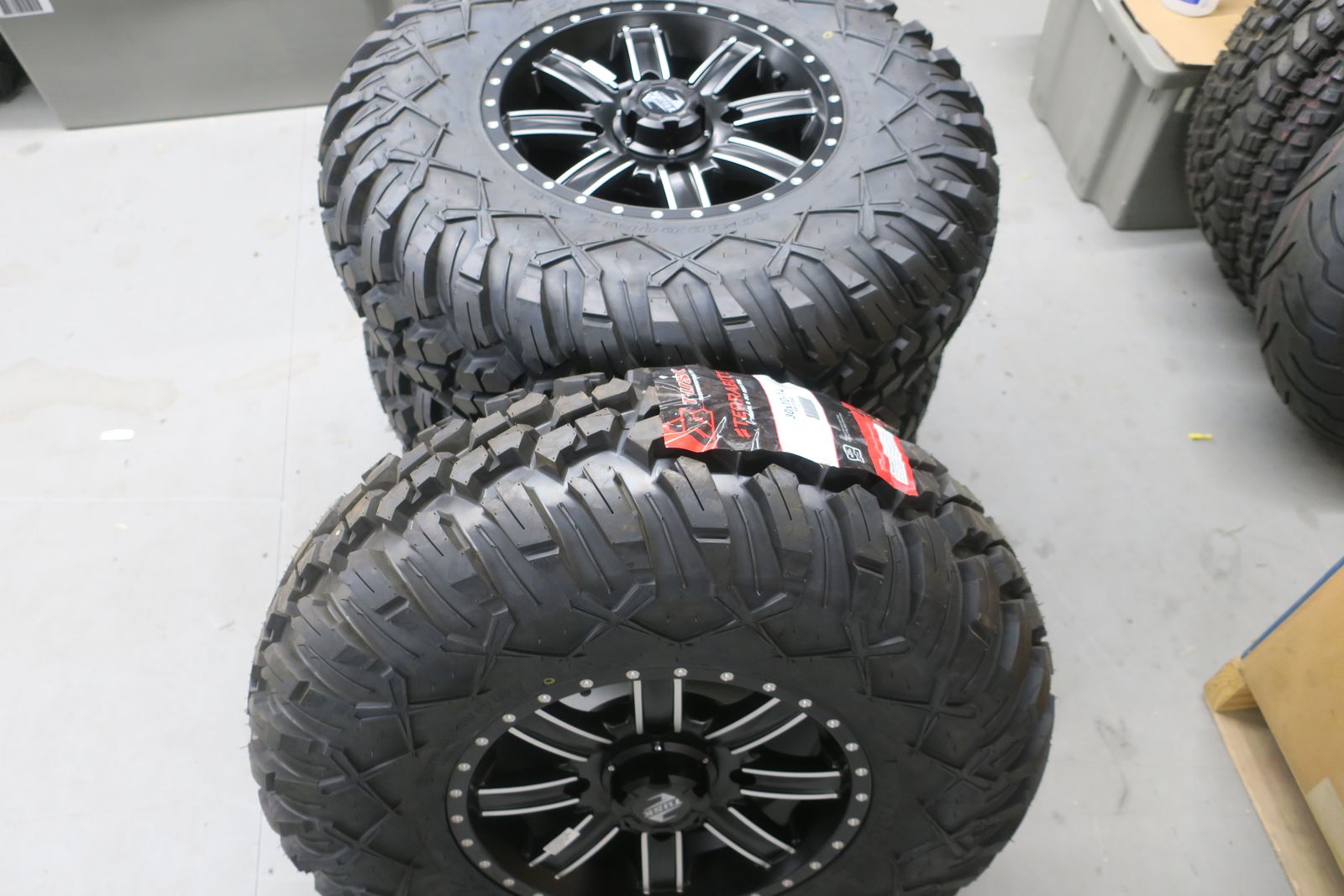 Tire & wheel package. POLARIS