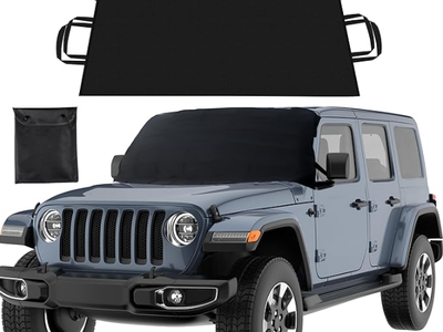 Jeep Wrangler windshield cover