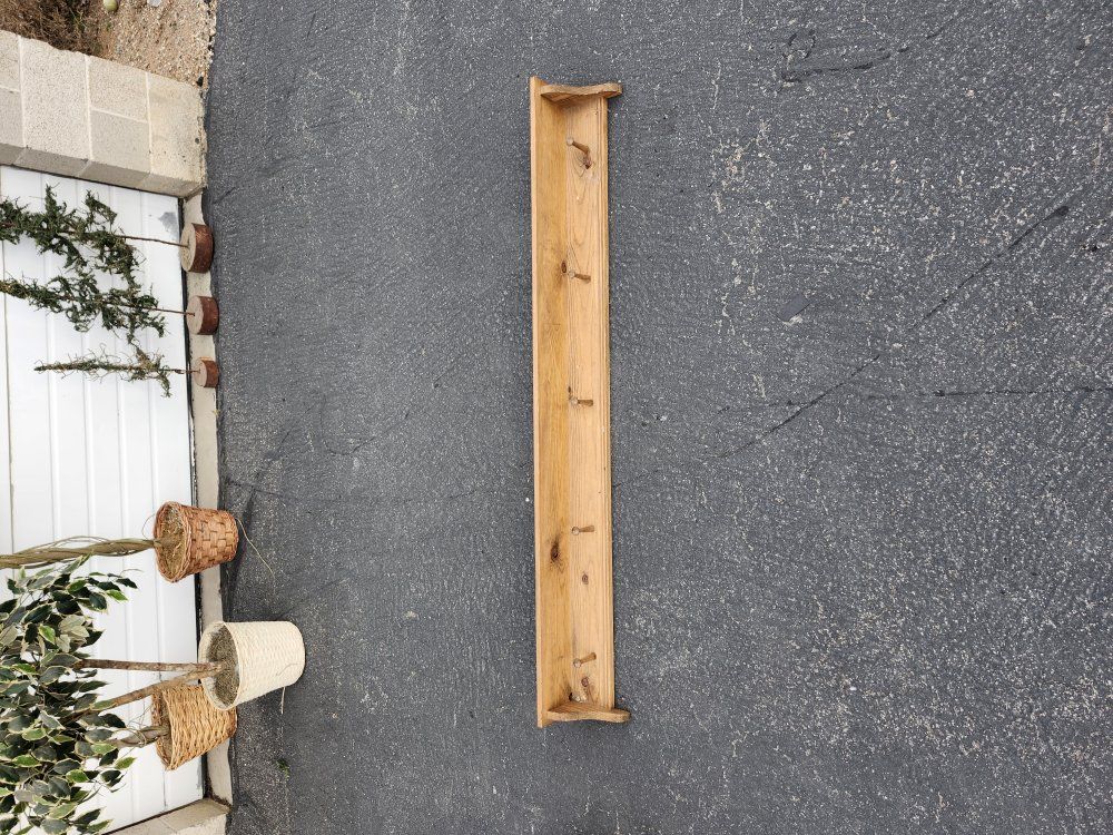 Long Coat Rack Shelf