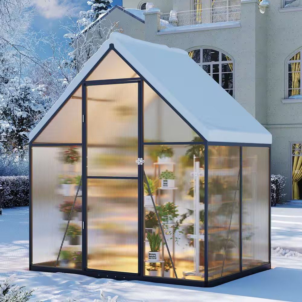 Sizzim 6 ft W x 4 ft D x 6.5 ft H Greenhouse