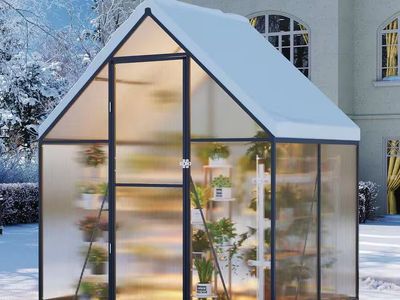 Sizzim 6 ft W x 4 ft D x 6.5 ft H Greenhouse